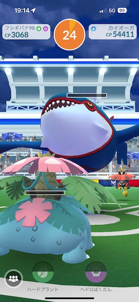 カイオーガは何人で倒せる？